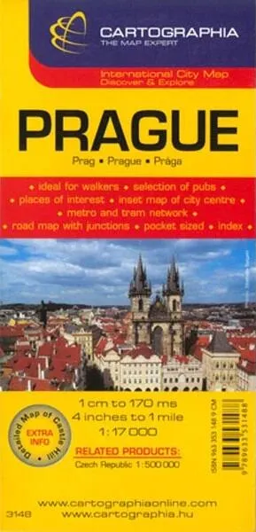 Hartă rutieră Praga