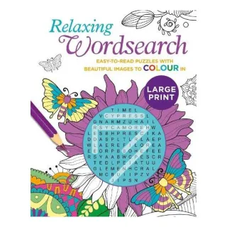 Relaxing Large Print Wordsearch (Colour Your Wordsearch)