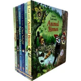 Usborne Look Inside Our world 6 Books Collection Pack Set