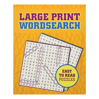 Large Print Wordsearch