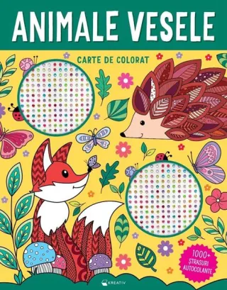 Animale vesele – 1000 ștrasuri autocolante