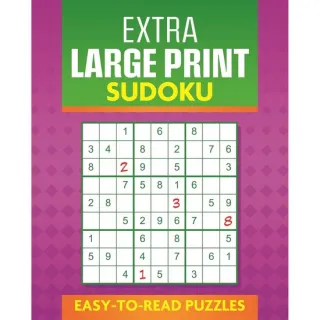 Extra Large Print Sudoku: Easy to Read Puzzles