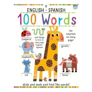 100 Words English - Spanish (Slide And Seek)