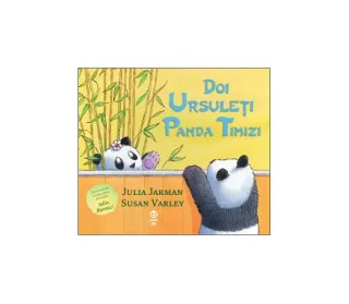 Doi ursuleţi panda timizi
