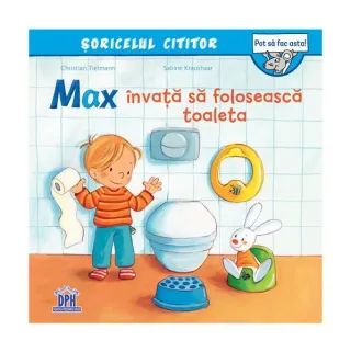 Max învață să folosească toaleta