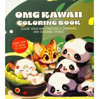 Quarto: Omg Kawaii Colouring Book