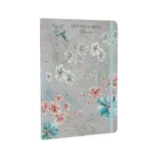 Flowers & Birds Blossom A5 Notebook