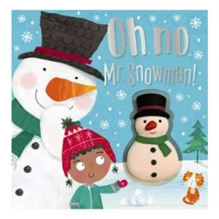 Oh No, Mr Snowman! inc. Soft Snowman Toy
