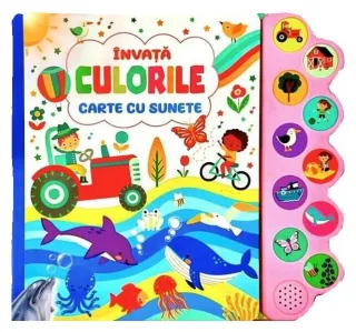 Carte cu sunete. Învață culorile