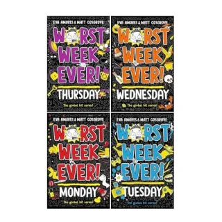 Worst Week Ever! Series 4 Books Collection Set