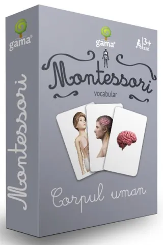 Corpul uman. Cărţi de joc Montessori