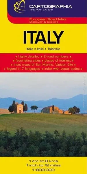 Hartă rutieră Italia