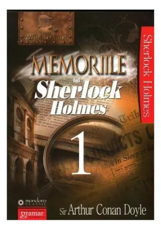 Memoriile lui Sherlock Holmes (Vol.1)