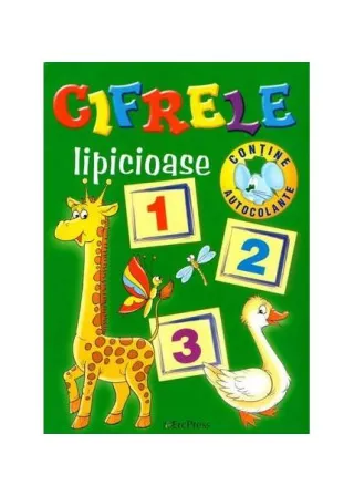 Cifrele lipicioase. Conține 90 de autocolante