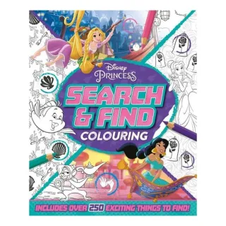 Disney Princess: Search & Find Colouring