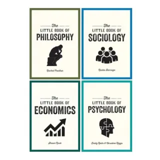 The Little Book of Philosophy, Sociology, Economics & Psychology 4 Books Collection Set