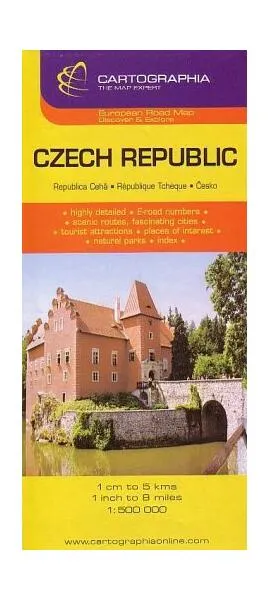 Hartă rutieră Cehia