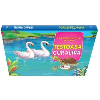 Poveste cu tâlc pop-up. Ţestoasa guralivă