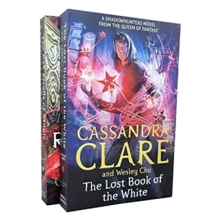 Cassandra Clare The Eldest Curses 2 Books Collection Set (the Lost Book Of The White, The Red Scrolls Of Magic)