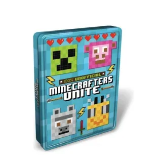 MINECRAFT - Activity Tin Of Books - 4 Activity Books & Stickers