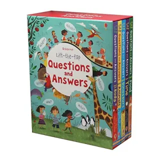 Usborne Lift the Flap - Questions And Answers 5 Books