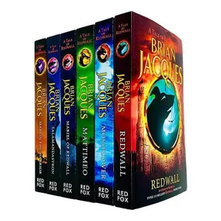 Redwall Series Books 1 - 6 Collection Set, Brian Jacques