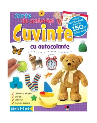 Cuvinte. Carte de activităţi cu autocolante