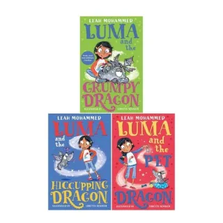 Luma 3 Books Collection Set by Leah Mohammed (Luma and the Pet Dragon, Luma and the Hiccupping Dragon, Luma and the Grumpy Dragon)