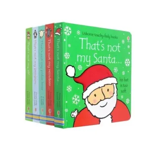 Usborne Thats Not My Christmas Collection 5 Books Set (Touchy-Feely Board Books) By Fiona Watt