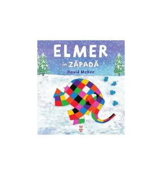 Elmer în zăpadă