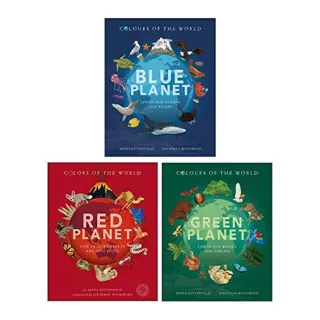 Colours of the World Series 3 Books Collection Box Set (Blue Planet, Green Planet, Red Planet),