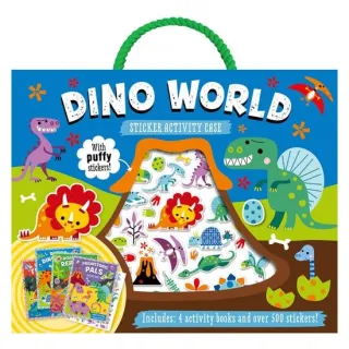 Dino World Sticker Activity Case