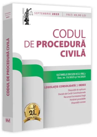 Codul de procedură civilă: Septembrie 2025