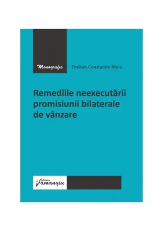 Remediile neexecutării promisiunii bilaterale de vânzare