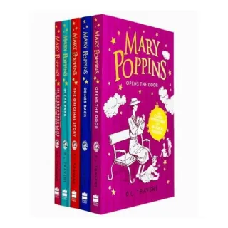Mary Poppins 5 Books Collection Set by P. L.Travers