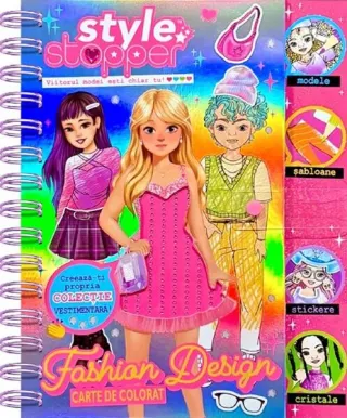 Fashion Design. Carte de colorat