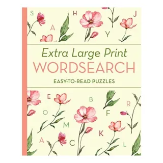 EXTRA LARGE PRINT WORDSEARCH, Eric Saunders
