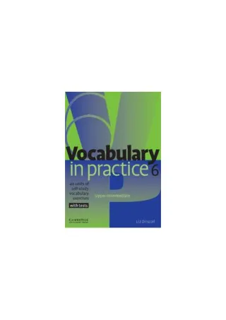 Vocabulary in Practice 6