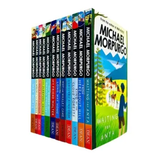 Michael Morpurgo Collection 12 Books Set (Waiting for Anya, From Hereabout Hill, King of the Cloud Forests, Kensuke's Kingdom, Why the Whales come, Long Way Home, My Friend Walter, War Horse and More)