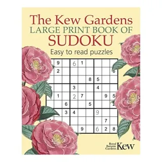 KEW GARDENS LARGE PRINT BOOK OF SUDOKU., Eric Saunders