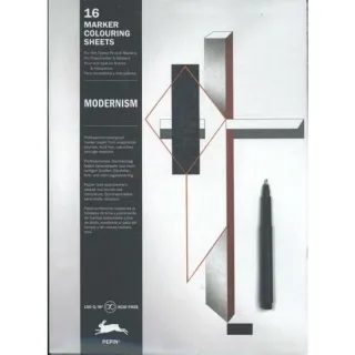 Modernism: Marker Colouring Book