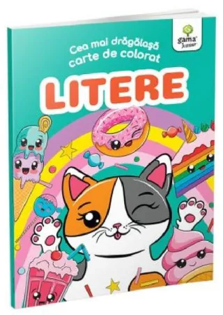 Cea mai drăgălașă carte de colorat. Litere