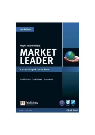 Market Leader 3rd Edition B2+ Upper Intermediate Business English Course Book with DVD-ROM