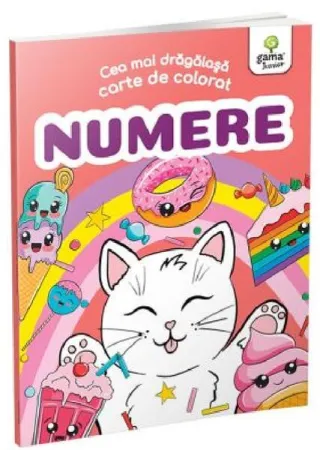 Cea mai drăgălașă carte de colorat. Numere