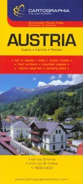 Hartă rutieră Austria