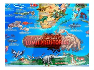 Harta ilustrată a lumii preistorice