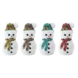 Tallon Tinsel Christmas Decoration - Snowman