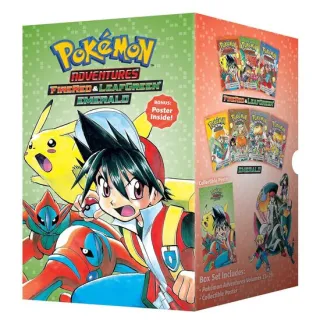Pokemon Adventures - FireRed & LeafGreen, Emerald - 7 Books Collection Box Set