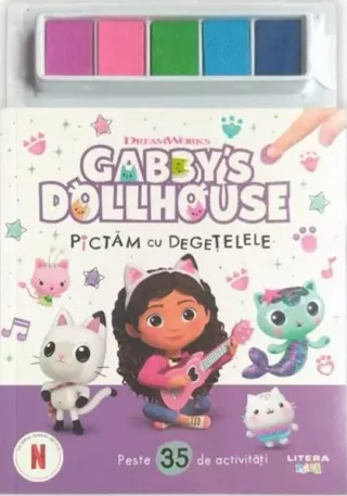 Gabby's Dollhouse. Pictăm cu degețelele