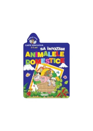 Să învățăm animalele domestice (5-7 ani). Grădinița veselă.